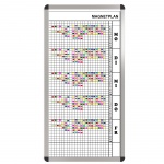 Personal-Raum-Plan, 10 Stunden, 23 Spalten, 103x57 cm, 